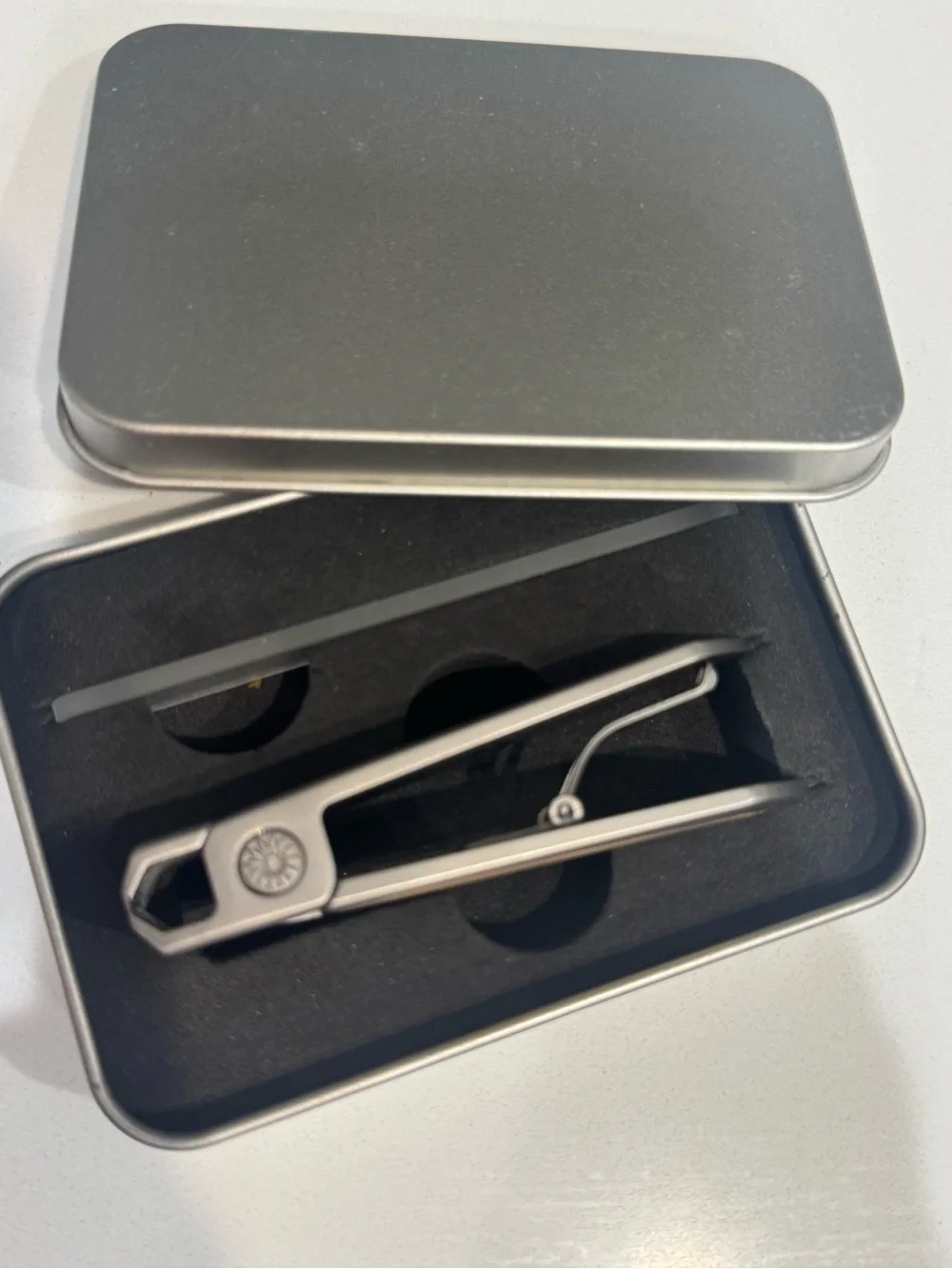 Sleek Silver and Wood Letter Opener - Home Office Stationery